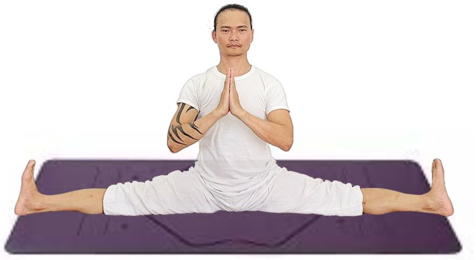 Tư thế Tách Ngang — Yin Yoga