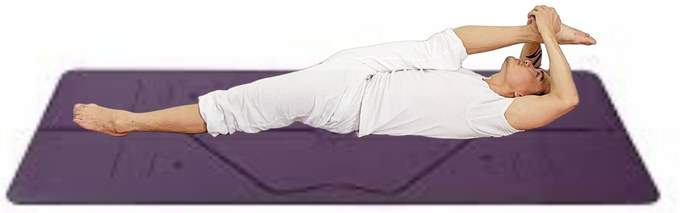 Tư thế Nằm Ngửa Tách Dọc — Yin Yoga